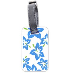 Hibiscus Wallpaper Flowers Floral Luggage Tags (one Side)  by Pakrebo