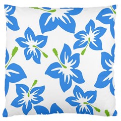 Hibiscus Wallpaper Flowers Floral Standard Flano Cushion Case (two Sides) by Pakrebo