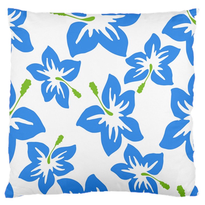 Hibiscus Wallpaper Flowers Floral Standard Flano Cushion Case (Two Sides)