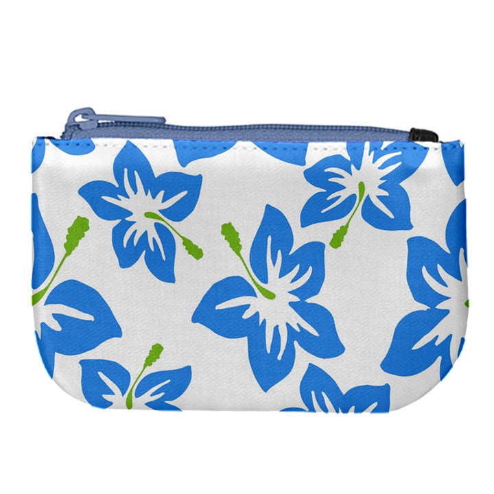 Hibiscus Wallpaper Flowers Floral Large Coin Purse