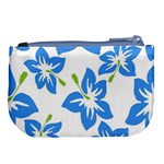 Hibiscus Wallpaper Flowers Floral Large Coin Purse Back