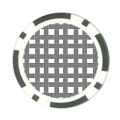 Seamless Stripe Pattern Lines Poker Chip Card Guard by Pakrebo