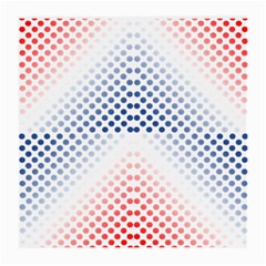 Dots Pointillism Abstract Chevron Medium Glasses Cloth