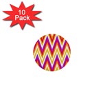 Chevrons Stripes Pattern Geometric 1  Mini Buttons (10 pack)  Front