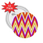 Chevrons Stripes Pattern Geometric 2.25  Buttons (10 pack)  Front