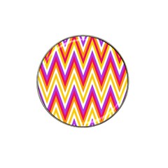 Chevrons Stripes Pattern Geometric Hat Clip Ball Marker by Pakrebo