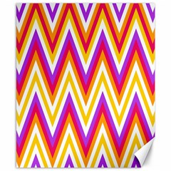 Chevrons Stripes Pattern Geometric Canvas 8  X 10  by Pakrebo