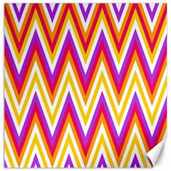 Chevrons Stripes Pattern Geometric Canvas 16  X 16  by Pakrebo