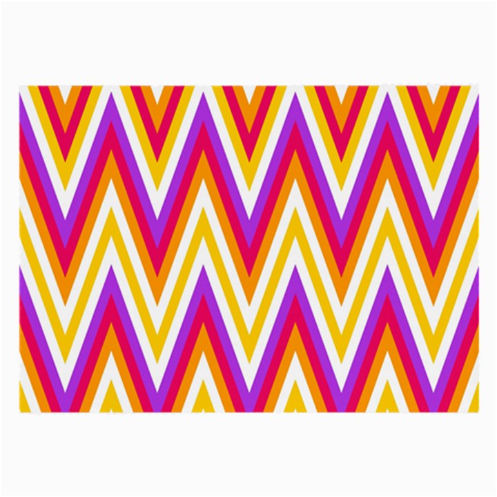 Chevrons Stripes Pattern Geometric Large Glasses Cloth (2-Side)