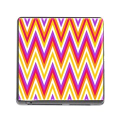 Chevrons Stripes Pattern Geometric Memory Card Reader (square 5 Slot) by Pakrebo