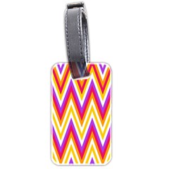 Chevrons Stripes Pattern Geometric Luggage Tags (two Sides) by Pakrebo