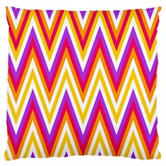 Chevrons Stripes Pattern Geometric Large Cushion Case (one Side) by Pakrebo