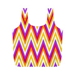 Chevrons Stripes Pattern Geometric Full Print Recycle Bag (m)