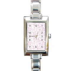 Tropical Pattern Rectangle Italian Charm Watch by Valentinaart