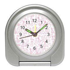 Tropical Pattern Travel Alarm Clock by Valentinaart