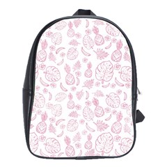 Tropical Pattern School Bag (large) by Valentinaart