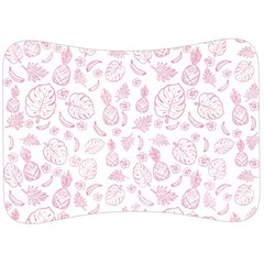 Tropical Pattern Velour Seat Head Rest Cushion