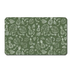 Tropical Pattern Magnet (rectangular) by Valentinaart