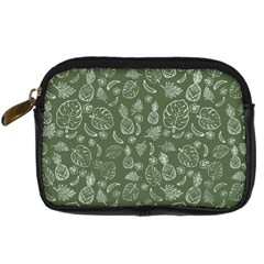 Tropical Pattern Digital Camera Leather Case by Valentinaart