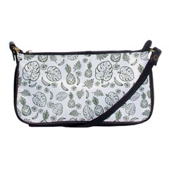 Tropical Pattern Shoulder Clutch Bag by Valentinaart