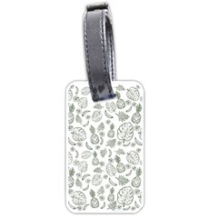 Tropical Pattern Luggage Tags (one Side)  by Valentinaart