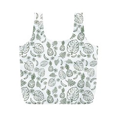 Tropical Pattern Full Print Recycle Bag (m) by Valentinaart