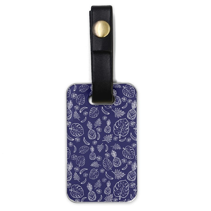 Tropical pattern Luggage Tags (One Side) 