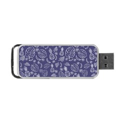 Tropical Pattern Portable Usb Flash (one Side) by Valentinaart