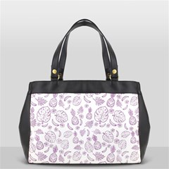 Tropical Pattern Oversize Office Handbag (2 Sides) by Valentinaart