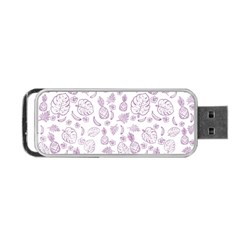 Tropical Pattern Portable Usb Flash (one Side) by Valentinaart