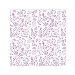 Tropical pattern Small Satin Scarf (Square) Front