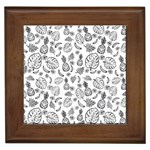 Tropical pattern Framed Tiles Front