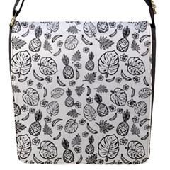 Tropical Pattern Flap Closure Messenger Bag (s) by Valentinaart