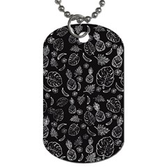 Tropical Pattern Dog Tag (two Sides) by Valentinaart