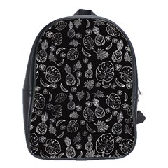 Tropical Pattern School Bag (large) by Valentinaart