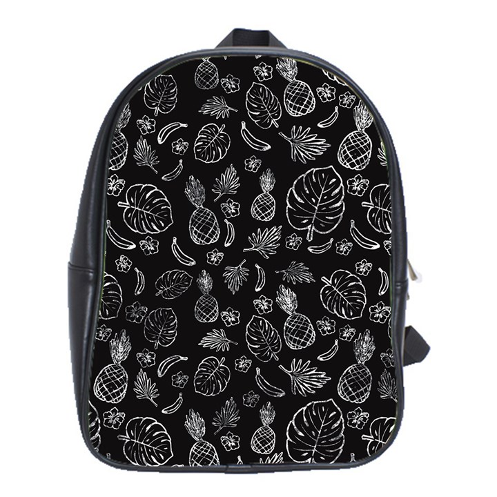 Tropical pattern School Bag (XL)