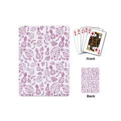 Tropical Pattern Playing Cards (mini) by Valentinaart