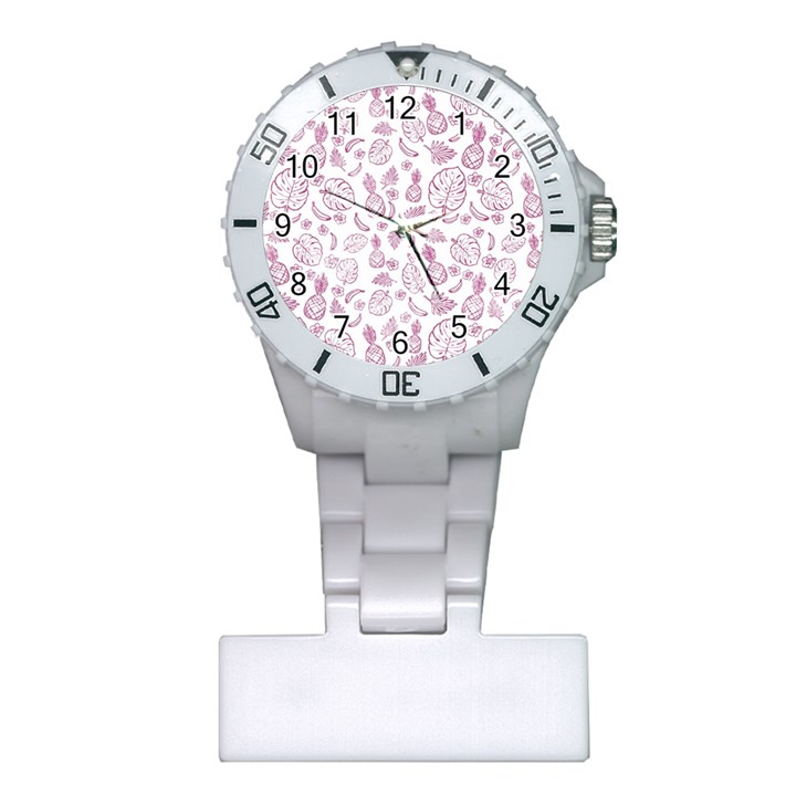 Tropical pattern Plastic Nurses Watch