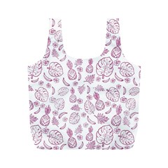 Tropical Pattern Full Print Recycle Bag (m) by Valentinaart