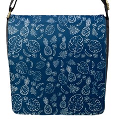 Tropical Pattern Flap Closure Messenger Bag (s) by Valentinaart