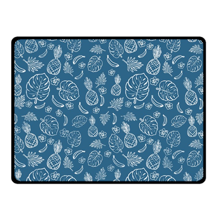 Tropical pattern Double Sided Fleece Blanket (Small) 