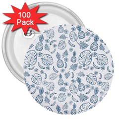 Tropical Pattern 3  Buttons (100 Pack)  by Valentinaart