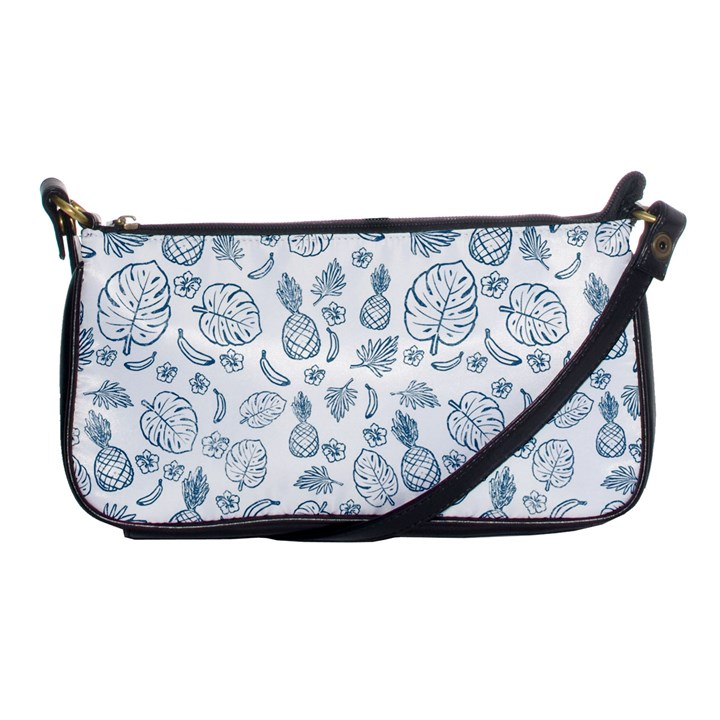 Tropical pattern Shoulder Clutch Bag