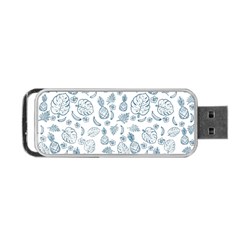 Tropical Pattern Portable Usb Flash (two Sides) by Valentinaart