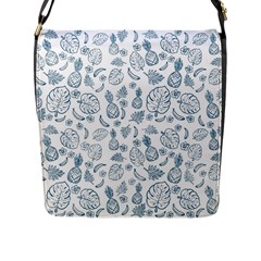 Tropical Pattern Flap Closure Messenger Bag (l) by Valentinaart