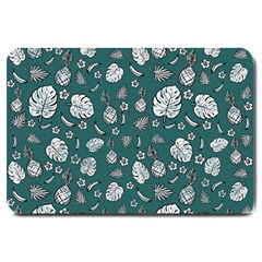 Tropical Pattern Large Doormat  by Valentinaart