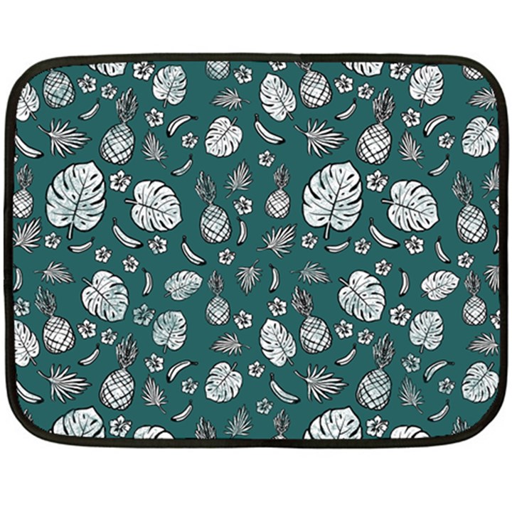 Tropical pattern Double Sided Fleece Blanket (Mini) 