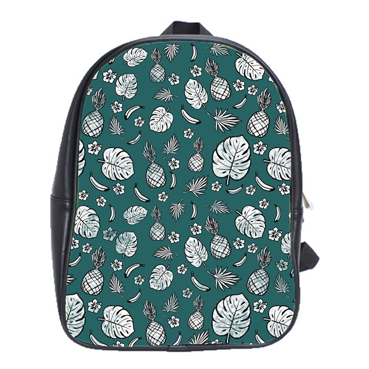 Tropical pattern School Bag (Large)