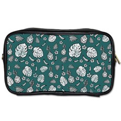 Tropical Pattern Toiletries Bag (two Sides) by Valentinaart