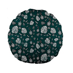 Tropical Pattern Standard 15  Premium Flano Round Cushions by Valentinaart